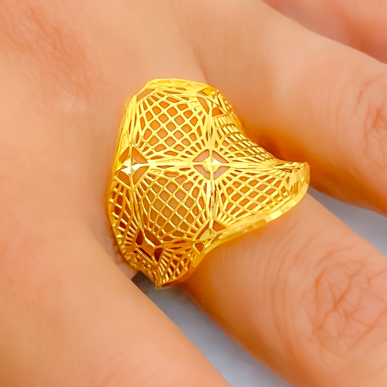 Harvard Textured Ring 14k Rose Gold | LIT Boutique