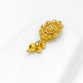 Decorative Graduating Floral 22k Gold Necklace Set