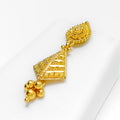 Majestic Kite Shaped 22k Gold Necklace Set
