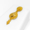 Stunning Tasseled Flower 22k Gold Necklace Set