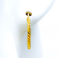 Brilliant Clean 22k Gold Hoop Earrings 