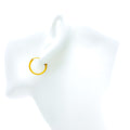 Brilliant Clean 22k Gold Hoop Earrings 