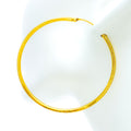 Extravagant Trendy 22k Gold Hoop Earrings 