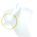 Bespoke Golden 22k Gold Hoop Earrings