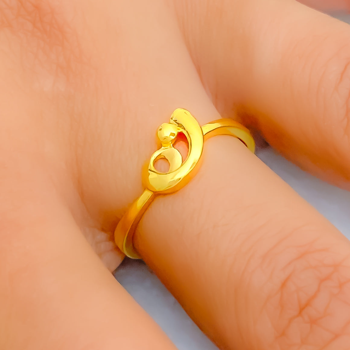 SPE Gold - Floral Design Kids Gold Ring
