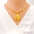 Elevated Dressy 22k Gold Pendant