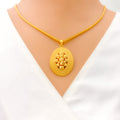 Elevated Dressy 22k Gold Pendant