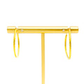 Classic Everlasting 22k Gold Hoop Earrings 