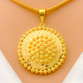 Regal Gleaming 22k Gold Pendant