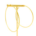 Bespoke Golden 22k Gold Hoop Earrings
