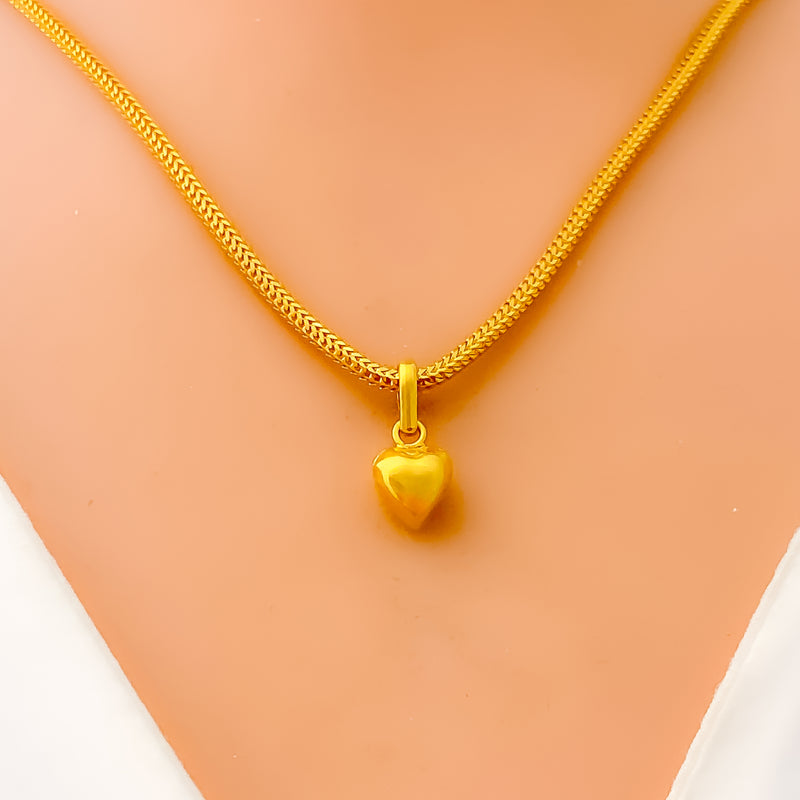 petite-heart-22k-gold-pendant-set