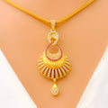 dazzling-ethereal-22k-gold-cz-pendant-set