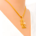 opulent-jazzy-22k-gold-cz-pendant-set