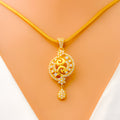 rich-dressy-22k-gold-cz-pendant-set