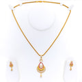 dazzling-ethereal-22k-gold-cz-pendant-set