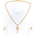 delightful-onate-22k-gold-cz-pendant-set