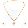 dazzling-iconic-22k-gold-cz-pendant-set