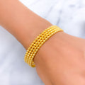 Impressive Dotted 21k Gold Bangles 