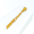 Charming Evergreen 22k Gold Beaded Necklace Set