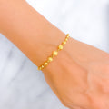 Shiny Delightful Orb 22k Gold Bracelet