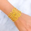 Elegant Elevated 22K Gold Beaded Statement Bracelet