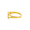 attractive-fashionable-22k-gold-cz-ring