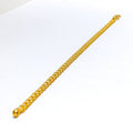 Brilliant Double Linked 22k Gold Baby Bracelet 
