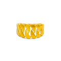 Delightful Interlinked 22k Gold Ring