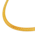 Medium Flat 22k Gold Bead Chain 