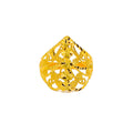 Ornate Sparkling 22k Gold Ring
