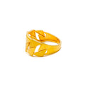 Stylish Brilliant 22k Gold Ring 