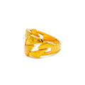 Classic Radiant 22k Gold Ring