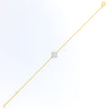 Exclusive Classic Diamond + 18k Gold Motif Bracelet 