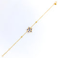 decorative-star-21k-gold-bracelet