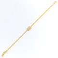 fashionable-elevated-21k-gold-cz-bracelet