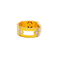 dazzling-trendy-21k-gold-cz-ring
