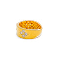 dazzling-classy-21k-gold-cz-ring