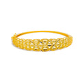 Clean Eternal Radiant 22k Gold Bangle Bracelet 