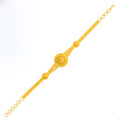 Exquisite Chic Dome 22k Gold Bracelet 