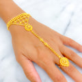 Gorgeous Graceful 22K Gold Jali Panchangala