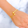 Smart Palatial 21K Gold Bangle Bracelet 