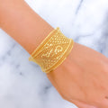 elevated-21k-gold-mesh-cuff