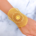 blooming-floral-statement-21k-gold-cuff