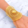 blooming-floral-statement-21k-gold-cuff