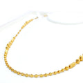 Bespoke Golden 22k Gold Shimmering Long Necklace - 26"