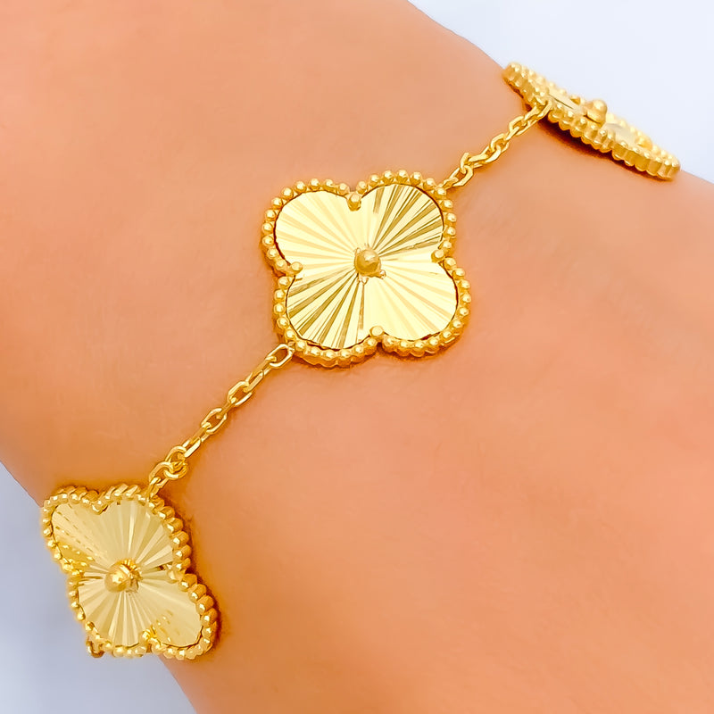 medium-22k-gold-multi-clover-bracelet