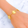 medium-22k-gold-multi-clover-bracelet