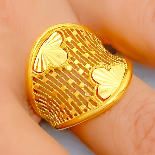 lovely-mesh-21k-gold-ring