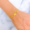 Timeless Bright Oval 21k Gold Bracelet