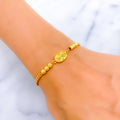 Timeless Bright Oval 21k Gold Bracelet